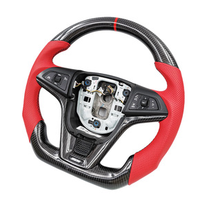 Carbon Fiber Steering <b>Wheel</b> For Toyota Prado Land Cruiser 3 <b>Spoke</b> Racing Style With Led Logo Projector - Product Image 3