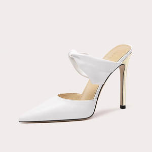 Décoration Mode Luxe Été Talons Aiguilles Blanc Talons Hauts Femmes Sandales Chaussures De Mariage pour Mariée Femmes Chaussures - Product Image 1