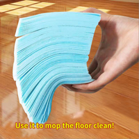 Feuilles de nettoyant concentré pour sols 100 % dissolvables, jetables et écologiques pour le nettoyage domestique