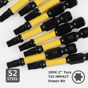 Jeu de tournevis à embouts magnétiques T25 personnalisés pour visseuse électrique - Product Image 2