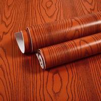 Autocollant auto-adhésif autres fonds d'écran/panneaux muraux pour la décoration de la maison salon rayures grain de bois papier de contact auto-adhésif