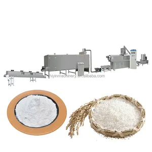 Rice Ripening And Puffing Extrusion Machine Industrial Rice Extrusion Machine Instant Rice Puffing Production Equipment