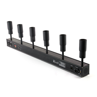 Lampe COB Pinspot à piles 60W 1m Bar6 blanc chaud avec lavage manuel et contrôle DMX512 pour buffet de salle de banquet