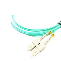 Harga Pabrik Kabel Patch Fiber Optik FTTH OM3 Duplex LC UPC ke SC UPC 3 Meter