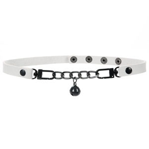 Collana girocollo in pelle dolce e scura con personalità girocollo di lusso di nicchia girocollo collo collo a clavicola femminile - Product Image 6