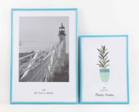 Cadre photo en PVC BD avec verre/plexiglas, cadre photo coloré d'art A4/A3, cadre photo en gros