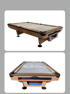 High End Professional Custom American 9ft Solid Wood <strong>Slate</strong> <strong>Pool</strong> <strong>Table</strong> with Ball Return Rubber Pockets 5-Year Warranty - Product Image 4