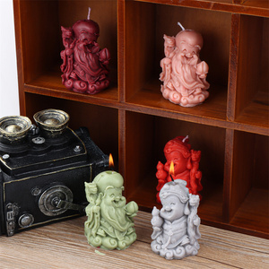 Moule en silicone 3D pour figurines de la mythologie traditionnelle (Dieu de la longue vie, couple, grand-père, grand-mère) pour gâteaux, bougies, savons et outils de pâtisserie - Product Image 6