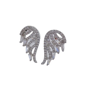 JML Nhẫn nữ Cuba hợp thời trang có thể điều chỉnh đôi cánh thiên thần mặt trăng bướm 14K mạ vàng nhiều lớp 14k vàng Oro raminado quyến rũ bằng đồng - Product Image 2