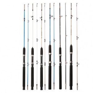 Canne à pêche spinning en carbone MH H Action, 2 sections, télescopique, 1,65 m, 1,8 m, 2,1 m, pour la pêche en eau douce, la pêche à la carpe, composite - Product Image 2