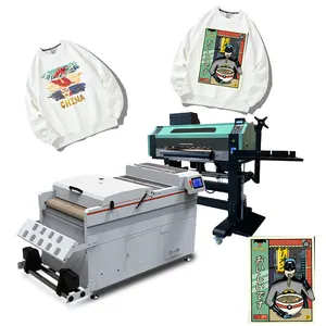 Zhoufamilienaam Digitale T-Shirt Textiel Drukmachine Warmte Overdracht Huisdier Folie Dtf Printer Met Dubbele I3200 Printkop Dtf A2 45Cm