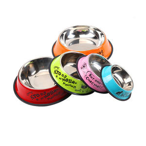 Cuencos de acero inoxidable para perros y gatos, cuencos para comida, <span class=keywords><strong>2021</strong></span> - Product Image 1