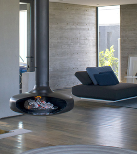 <span class=keywords><strong>Cheminée</strong></span> suspendue moderne à foyer ouvert, foyer à <span class=keywords><strong>bois</strong></span>, flamme réelle, entrée d'air, <span class=keywords><strong>cheminée</strong></span>, économique - Product Image 1