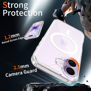 Trong kho iPhone 17 trường hợp điện thoại từ trường hợp trong suốt rõ ràng điện thoại di động Trường hợp bền chống sốc điện thoại di động Trường hợp bìa - Product Image 4