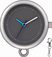 [Little Magic] Montre de poche amusante avec affichage de l'heure, 7 couleurs dont argent, facile à lire, mouvement à quartz japonais, étanche 3 ATM
