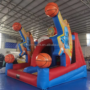 Activités de plein air pour écoliers et adultes font la fête jeu de basket-ball gonflable préféré - Product Image 3