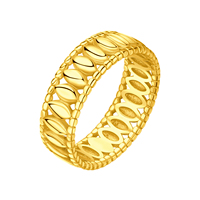 Trendiger Unisex Vintage Ring mit Durchbrochenem Blattmuster, Breiter Silberbeschichteter Legierungsring mit Zirkonia für Geburtstags- und Jubiläumsgeschenke
