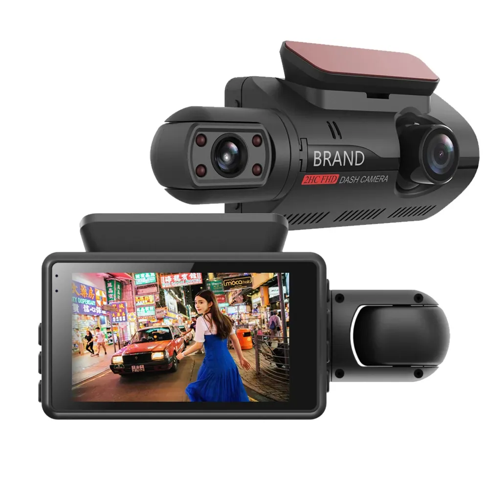 FHD Car DVR Camera Dash Cam Dual Record Hidden Video Recorder Dash Camera 1080P Night Vision Parking Monitoring DashCam