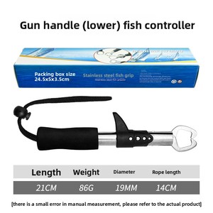 Fishing <b>Pliers</b> <b>Set</b> – Stainless Steel Lure <b>Pliers</b>, Fish Lip Gripper, and Fish Scale – 3-in-1 Fishing Tool for Saltwater & Freshwa - Product Image 4