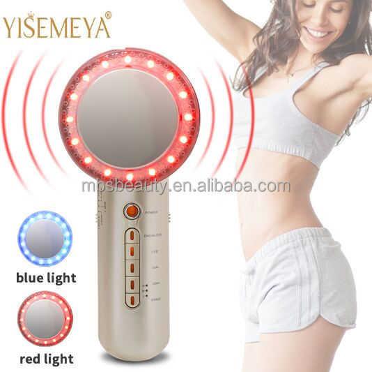 3 In 1 Ultrasonic Beauty Massager 1 MHz Infrared Ultrasonic EMS Beauty Device