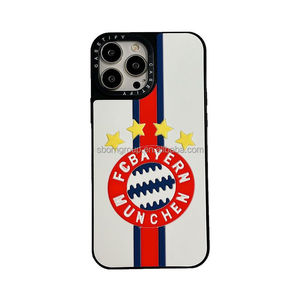 เคสโทรศัพท์มือถือลายทีมฟุตบอล iPhone 16 15 14 Pro Max เคสโทรศัพท์ลายทีมฟุตบอลสำหรับ iPhone 13 12 11 - Product Image 6