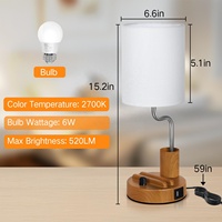 Lampe de Chevet et de Bureau Flexible Sans Fil Rechargeable DC avec Indicateur de Batterie 8000mAh, Support Téléphone, Porte-Stylo et Lumière LED Réglable