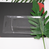 Emballage blister fabriqué en Chine avec carte blister à glissière personnalisée plateaux d'emballage transparents en PVC PET