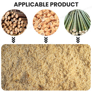 Moinho de Martelo de Grande Capacidade Triturador de Madeira Máquina de Trituração de Bambu Máquina de Picagem de Serragem - Product Image 5