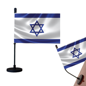 Israele Auto Auto bandiera con Base magnetica e Israele Israele i paesi nazionali pennone flessibile per <span class=keywords><strong>IL</strong></span> cofano Auto Bagetu - Product Image 1