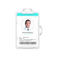 Badge intelligent LoRaWAN GPS avec bouton d'urgence SOS pour la sécurité du personnel et la gestion du personnel