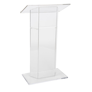 Bespoke Fosco Claro Podium Stand Falando Acrílico Púlpitos Igrejas Palestras para Palestra Recital Speech Apresentação Stand - Product Image 5