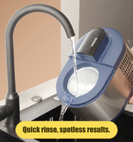Machine à glace molle domestique, faible bruit, compacte, 90W, 600ml, cuve en aluminium de qualité alimentaire, classe A écoénergétique
