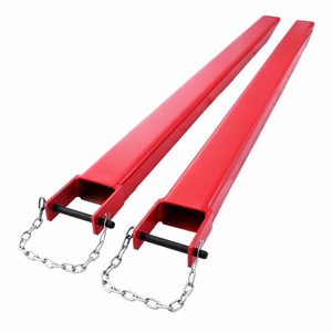 3T capacité de chargement, Extension de fourche rouge robuste, Extensions de <span class=keywords><strong>palette</strong></span>, Extension de chariot élévateur - Product Image 1