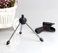 Support de microphone en alliage de zinc portable support de trépied supports et supports de table de bureau réglables