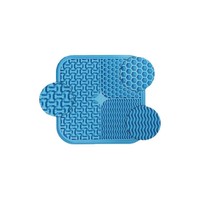 Tapis de léchage pour animaux de compagnie en gel de silicone anti-étouffement, gamelle à alimentation lente pour chien
