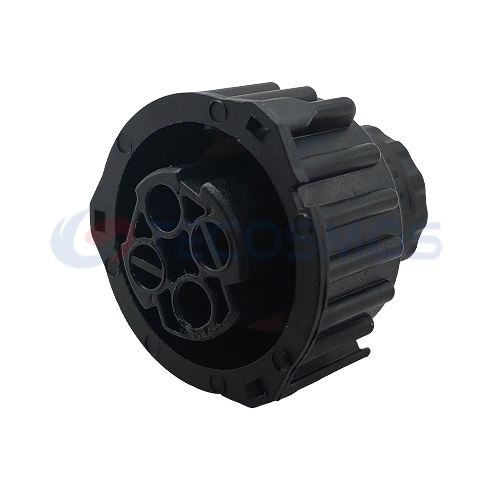 Waterproof IP66 Copper Contact Nylon ABS Housing Reverse Switch Solenoid Valve Plug for Car 4-Pin Female 1-967325-1