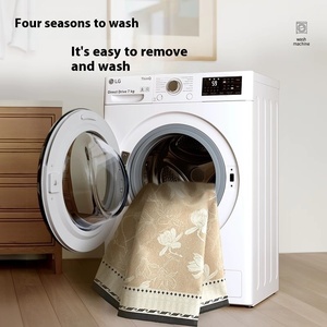 Tappeto Moderno a Doppio Strato Rimovibile <span class=keywords><strong>per</strong></span> Divano e Tavolino, Lavabile in Lavatrice, in Ciniglia, <span class=keywords><strong>per</strong></span> Soggiorno e <span class=keywords><strong>Camera</strong></span> <span class=keywords><strong>da</strong></span> <span class=keywords><strong>Letto</strong></span>, con Motivo Vegetale - Product Image 4