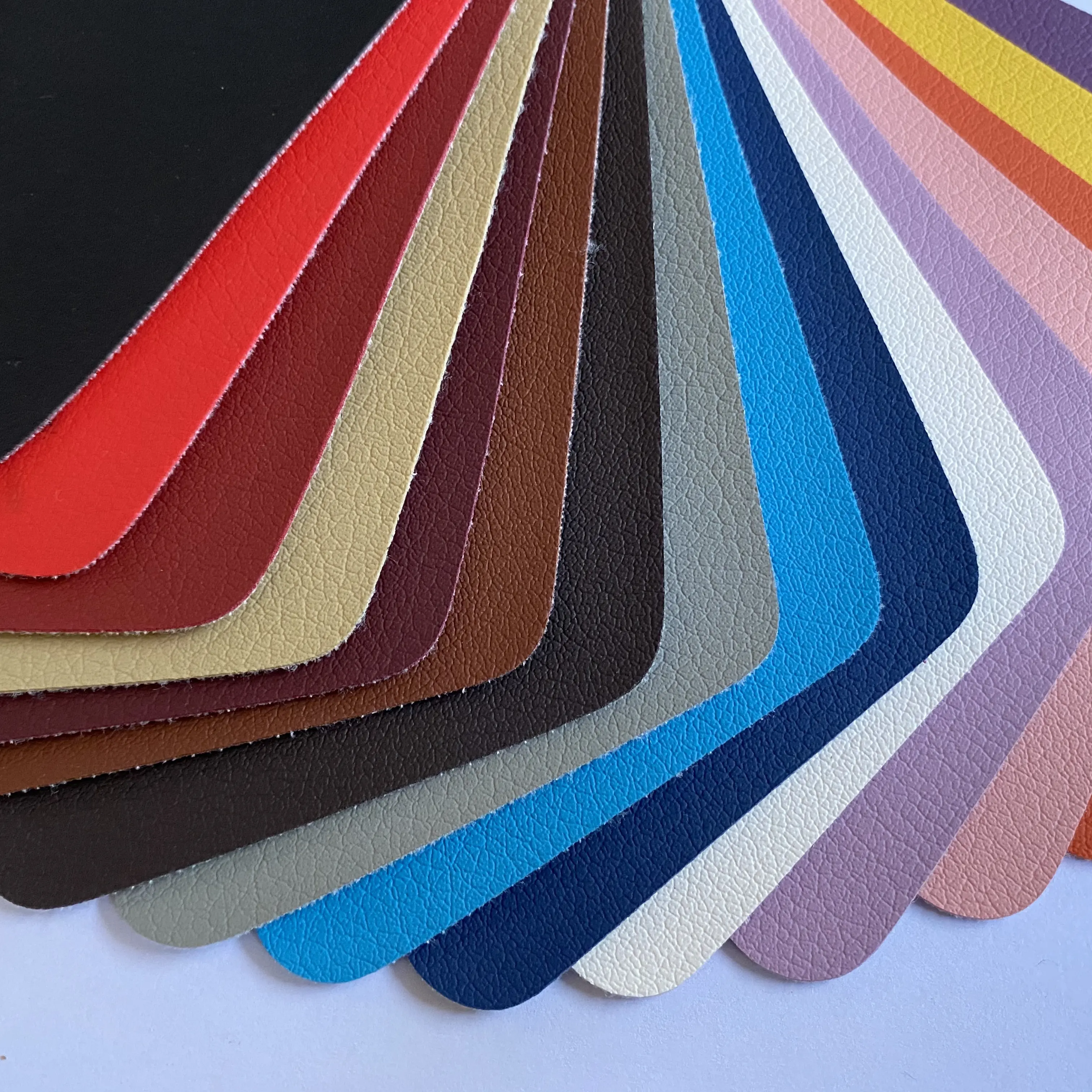 2024 hot-selling small litchi texture PVC artificial synthetic leather car faux leather for car floor mats auto seat cover
