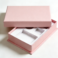 Boîte cosmétique rigide personnalisée OEM avec insert en pulpe moulée - Fabricant d'emballages en carton texturé écologique