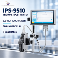 Mesin Pengkodean Inkjet IPS-9510 TIJ 2.5 12.7mm Mesin Pengkodean TIJ Printer Inkjet TIJ untuk Pengkodean Tanggal dengan Sistem Output 300 DPI