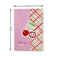 Cuaderno Escolar 210 x 139 mm con Cuadrícula, Encuadernado con Pegamento, Libro de Escritura para Estudiantes con Cubierta Impresa para Indonesia