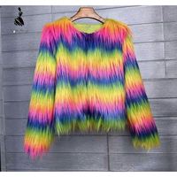 Nouvelle Collection Automne Hiver 2026 – Manteau Court en Fourrure Couleur Unie Grande Taille Style Coréen pour Femme