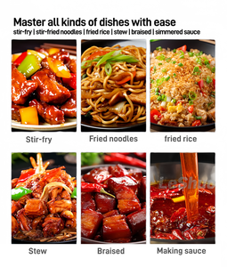 Robot de <span class=keywords><strong>cuisine</strong></span> intelligent pour restaurant, machine électrique de cuisson rotative pour riz frit et sauté, wok automatique - Product Image 6