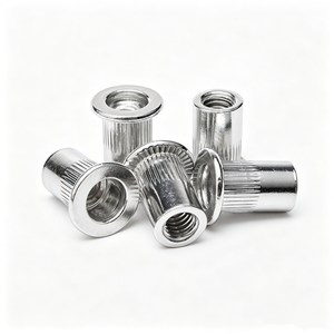 Rivets aveugles moletés à tête plate en acier inoxydable 304 à prix abordable, stock en vrac, usine du Vietnam - Product Image 1