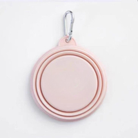 Fournitures pour animaux de compagnie, bol pliable de luxe personnalisé avec logo, pliable, portable, pour l'eau et la nourriture, pour chiens et chats, en TPE
