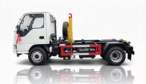 Camion à benne basculante JAC 4m³ fourni directement pour le transfert de déchets municipaux - Product Image 2