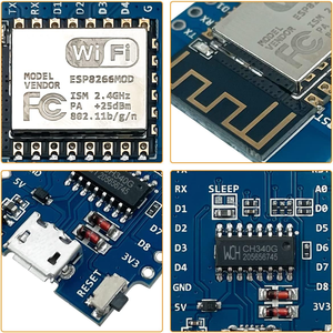 Placa de Desarrollo WiFi D1 Mini NodeMCU ESP8266 ESP-12F, para Arduino y WeMos, Módulo IoT DIY - Product Image 2