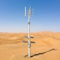 Générateur éolien à axe vertical de type H 50 kW, 380 V, pales en aluminium, entraînement direct, aimant permanent pour ferme