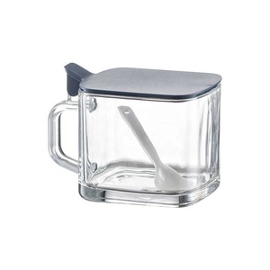 Juego de caja de condimentos Combinación para el hogar Caja de almacenamiento de cocina Frascos Botellas de condimentos Glutamato monosódico Salero Condimento de especias - Product Image 3