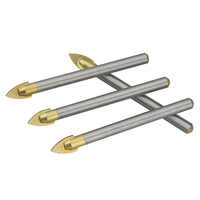 Armor Triangle en carbure de tungstène SDS PLUS Forets hélicoïdaux à queue 5mm 6 pièces 80-120mm pour carreaux de verre Porcelaine Marbre